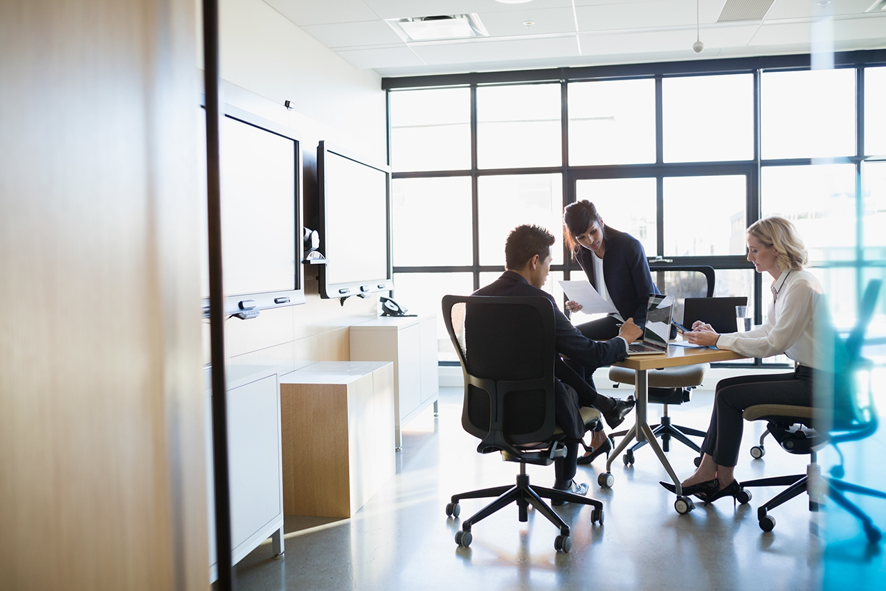 Business people working in conference room meeting